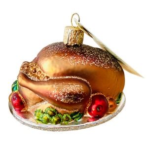 Old World Christmas Turkey Platter Ornament NWT